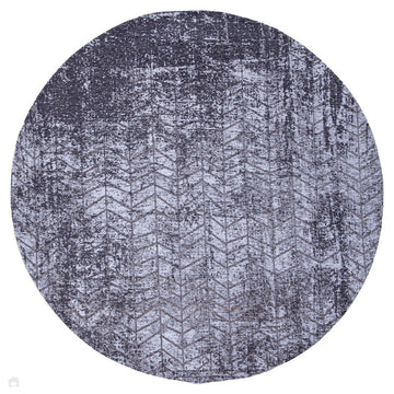 Louis De Poortere Mad Men Jacob's Ladder 8425 Harlem Contrast Washable Polyester Flatweave Round Eco-Rug-Louis De Poortere-Rug Love - The Most Loved Rug Store
